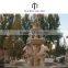 Outdoor villa garden design marble stone outdoor horse water fountain