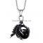 Hot Sale Onyx Ball Dragon Claw Stone Necklace Pendants Charming Ruby Luxurious Necklace Accessories For Women