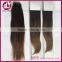 Factory wholesale 100% virgin brazilian ombre human hair extensions