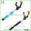 colorful wireless monopod bluetooth selfie stick, flexible monopod selfie stick