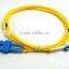 FTTH optical fiber sc-lc patch cord with LSZH jacket,duplex singlemode sc-lc fiber optic patch cord cable 9/125 1.5m