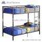 High Quality Black Finish Metal Twin over Twin Bunk Bed