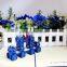 blue color 3d London Tower pop up building greeting card can print logo