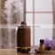 Wooden ultrasonic aroma diffuser, essential oil diffuser,aromatherapy nebulizer w/adjustable mist output & lack water protection