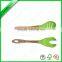 Hot popular wood salad scoop with colors handle