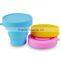 colorful Silicone drinking cup