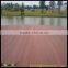 wood plastic composite Outdoor Anti-UV hollow grooved wpc decking