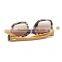 hot selling high quality plastic frame with handmade bamboo temple sunglasses