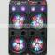 big power amplifier stage speakers with remote and wireless mic and Led light YY-105