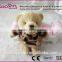 cheapest and hot selling plush keyring bear with sweater