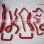 silicone radiator hose kit FOR Nissan Skyline ECR33 GTS-25t RB25DET 93-98,BLK