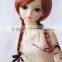 High quality synthetic long braid wavy 1/4 bjd doll wigs