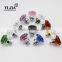 Porcelain Emerald Pink Furniture Hardware Drawer Cabinet Glass Knob