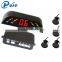 DC 12V wireless led display parking sensor with 4 sensors