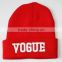 fashion cheap custom 100% acrylic beanies with embroidery logo wholesale in stock online sales
