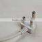 South Africa extension cord plug two white three core inserted row drag strip power line