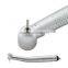 Dental High Speed Handpiece Knurled Large Torque Push Button 3 Water Spray 4 Hole Steel Bearing