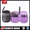 Beauty 12pcs Cosmetic Brush Set with Purple Wooden Handle