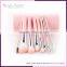 2016 new professional pink cosmetic 8 pieces makeup brush