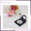 Empty Shiny Black Mineral/Mirrored Makeup Powder Compact w/Pan - 57 mm