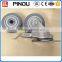 1.5 inch stainless steel height adjustable caster wheel with brake