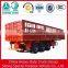 Chinese factory Farm truck trailer livestock semi trailer for sale(Giving trailer parts)