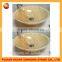 Yellow round circular outdoor wash basin sinks for decor