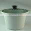 White Serveware Porcelain Serving soup Tureen with clear Lid