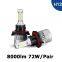 S2 H13 Car LED Headlight Bulbs 72W 8000LM COB LED Car Headlamp Hi-Lo Beam Automobile Light Conversion Kit 6500K 12V