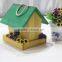Finished colorful handmade wooden bird nest