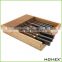 Bamboo knife block Drawer Organizer and Holder ,fit for 9 knives Homex-BSCI