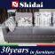 GREY L Shape FABRIC contemporary sectional sofa SET G172-RE