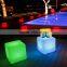 Modern Furniure 16 Colour Light Waterproof LED Furniture 40 cm LED Glowing Cube Chair