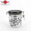 Good Design Wholesale Small 10*11cm Plastic Airtight Jars / Storage Box With Stainless Steel Lid /Cover