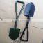 Alloy iron multi purpose folding shovel