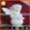 2014 PFM hot sale natural marble made hand carved marble bull and lion