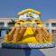 customized PVC inflatable dry silde , high safety grade commercial tall slide
