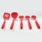 2016 China Supplier New Hot Dinnerware Silicone Solid Spoon