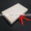 custom ribbon folding paper gift packaging box