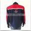 Two Tone Navy and Red Senior Technician Engineer Uniform with Own Brand Name in Embroidery