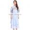 Designer Lady Straight Smart Casual Cloth Beautiful Fashion New Model Woman Dress