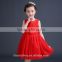 Kids Girls Flower Dress Sleeveless Birthday Party Dresses Children Fancy Princess Beads Dress