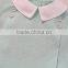 Wholesale Kids Short Sleeve Oxford Stripes Spanish Baby Clothes Sets