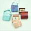 Custom velvet jewelry packaging box velvet jewelry box with butterfly knot luxury velvet box gifts