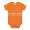 Short Sleeves Baby Sleepsuit Plain Snap Crotch Pure Baby Bodysuits