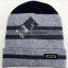 wholesale autumn winter stripe sport mens knitted hats