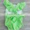 Boutique Summer Newborn Baby Clothes Solid Color Linen Frock Adjustable Wholesale Girl Romper