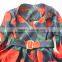 ShiJ 2016 New Design Rose Print Long Girls Kid Jacket