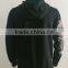 Men's Fleece Black Embroidey Pullover Hoodie