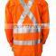 long sleeve hi-vis cotton drill safety shirts